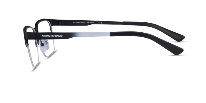 Armani Exchange AX1060 Matte Black Metal Eyeglass Frames from EyeBuyDirect