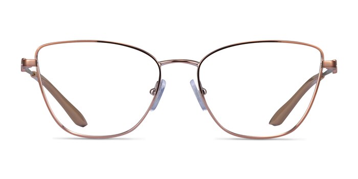 Armani Exchange AX1063 Shiny Rose Gold Métal Montures de lunettes de vue d'EyeBuyDirect