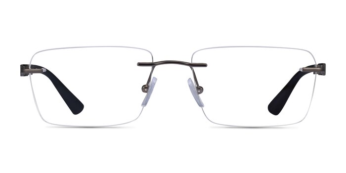 Armani Exchange AX1064 Matte Gunmetal Metal Eyeglass Frames from EyeBuyDirect