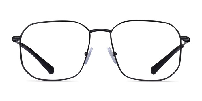 Armani Exchange AX1066 Matte Black Métal Montures de lunettes de vue d'EyeBuyDirect