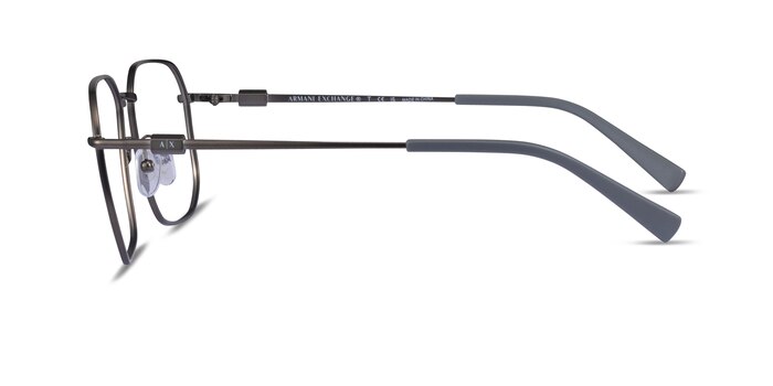 Armani Exchange AX1066 Matte Gunmetal Métal Montures de lunettes de vue d'EyeBuyDirect