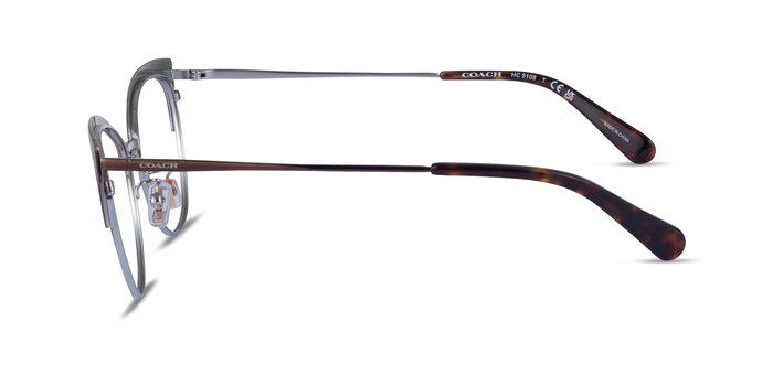 Coach HC5108 Shiny Brown Metal Eyeglass Frames from EyeBuyDirect