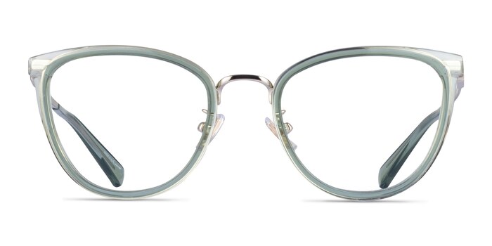 Coach HC5146 Transparent Green Gold Metal Eyeglass Frames from EyeBuyDirect