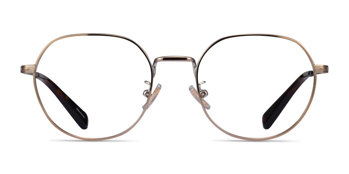 Coach HC5141 Shiny Light Gold Metal Eyeglass Frames from EyeBuyDirect