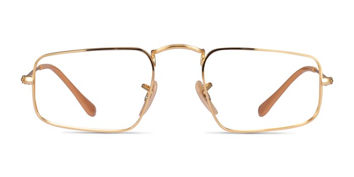 Ray-Ban RB3957V Julie Shiny Gold Métal Montures de lunettes de vue d'EyeBuyDirect
