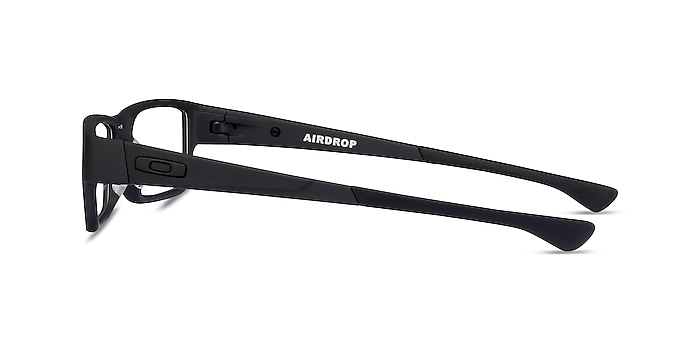 Oakley Airdrop Satin Black Plastic Eyeglass Frames from EyeBuyDirect