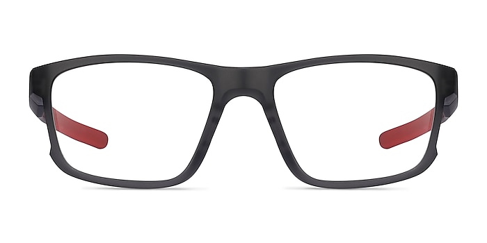 Oakley Hyperlink Satin Gray Smoke Plastic Eyeglass Frames from EyeBuyDirect