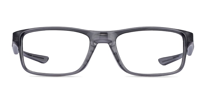Oakley Plank 2.0 Polished Gray Smoke Plastic Eyeglass Frames from EyeBuyDirect