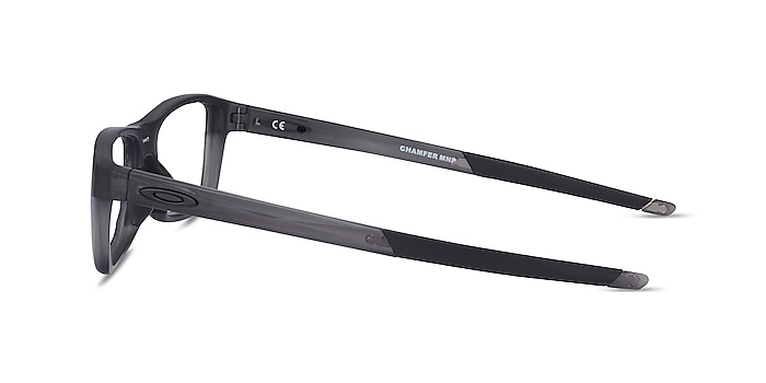 Oakley Chamfer MNP Gray Plastic Eyeglass Frames from EyeBuyDirect
