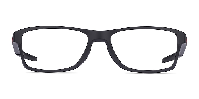 Oakley Chamfer MNP Black Plastic Eyeglass Frames from EyeBuyDirect