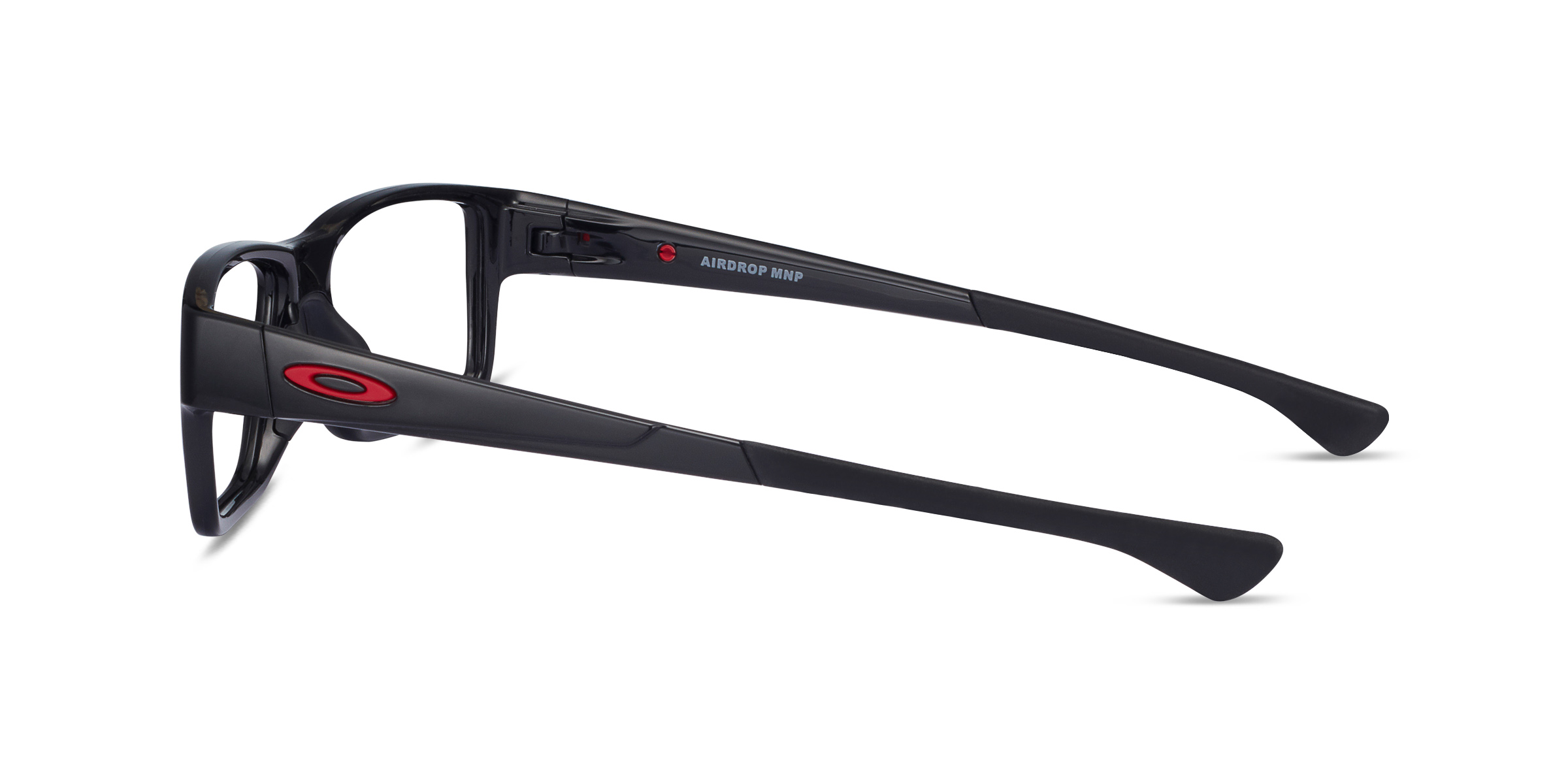 Oakley Airdrop Mnp Rectangle Polished Black Frame Glasses For Men