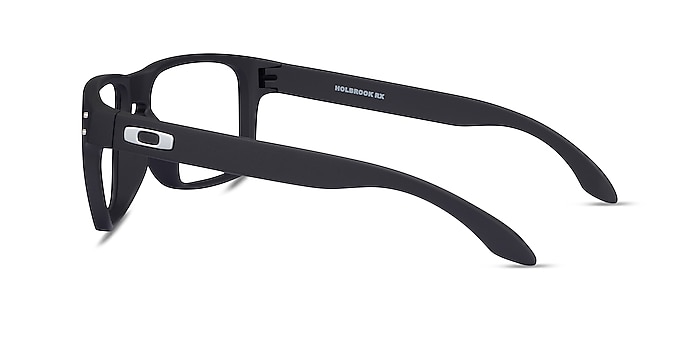 Oakley Holbrook Rx Satin Black Plastic Eyeglass Frames from EyeBuyDirect