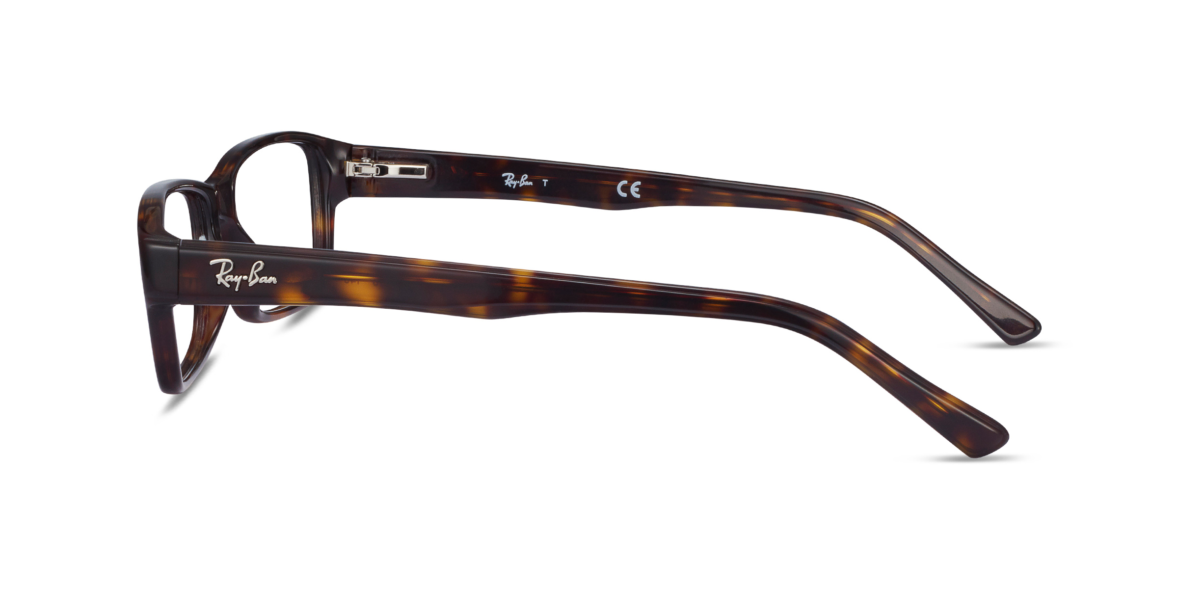 Ray Ban Rb5169 Rectangle Tortoise Frame Eyeglasses Eyebuydirect 