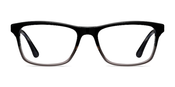 Ray-Ban RB5279 Black & Gray Acetate Eyeglass Frames from EyeBuyDirect