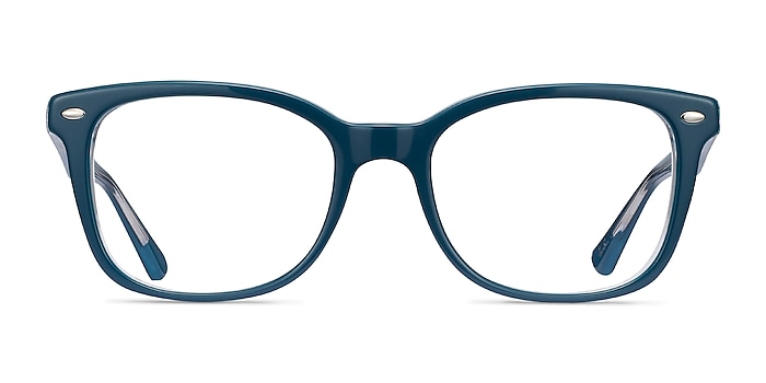 Ray-Ban RB5285 Blue Acetate Eyeglass Frames from EyeBuyDirect