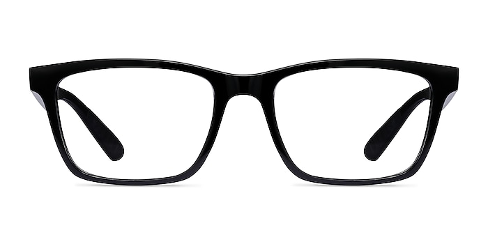 Ray-Ban RB7025 Shiny Black Plastic Eyeglass Frames from EyeBuyDirect