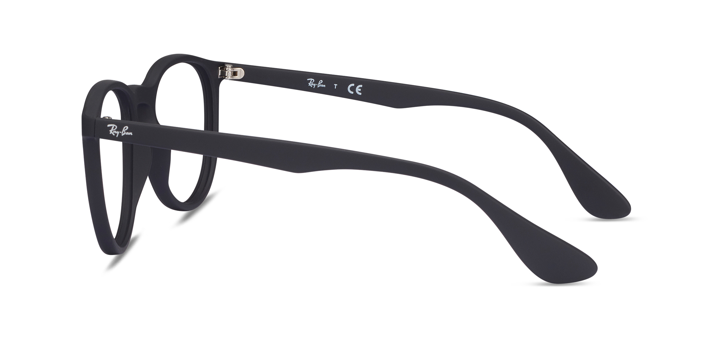 Ray-Ban RB7046 - Round Black Frame Eyeglasses | Eyebuydirect