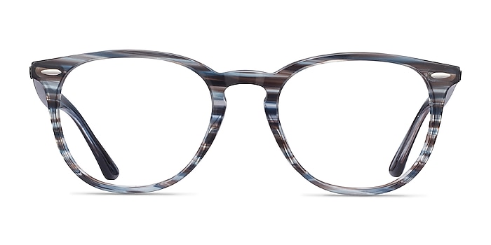 Ray-Ban RB7159 Blue Plastic Eyeglass Frames from EyeBuyDirect