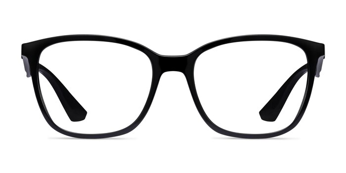 Ray-Ban RB7066 Black Plastic Eyeglass Frames from EyeBuyDirect