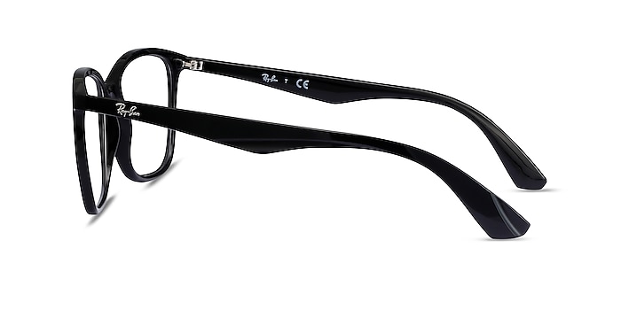 Ray-Ban RB7066 Noir Plastique Montures de lunettes de vue d'EyeBuyDirect