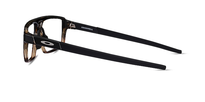 Oakley Cogswell Polished Black Brown Tortoise Plastic Eyeglass Frames from EyeBuyDirect