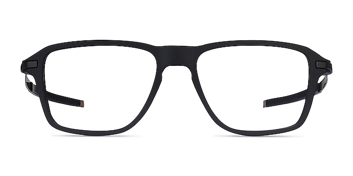 Oakley Wheel House Satin Black Plastic Eyeglass Frames from EyeBuyDirect