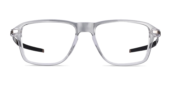 Oakley Wheel House Polished Clear Plastic Eyeglass Frames from EyeBuyDirect