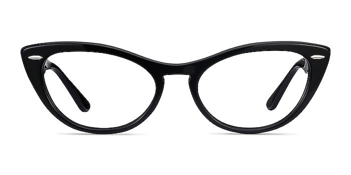 Ray-Ban Nina Black Acetate Eyeglass Frames from EyeBuyDirect