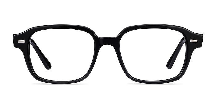 Ray-Ban RB5382 Black Acetate Eyeglass Frames from EyeBuyDirect