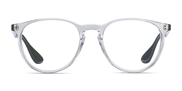 Ray-Ban RB7046 Clear Green Plastic Eyeglass Frames from EyeBuyDirect