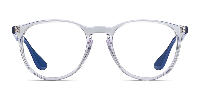 Ray-Ban RB7046 Clear Blue Plastic Eyeglass Frames from EyeBuyDirect