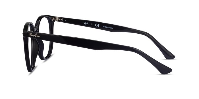 Ray-Ban RB7151 Black Acetate Eyeglass Frames from EyeBuyDirect
