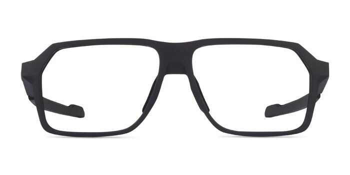 Oakley Bevel Noir Plastique Montures de lunettes de vue d'EyeBuyDirect