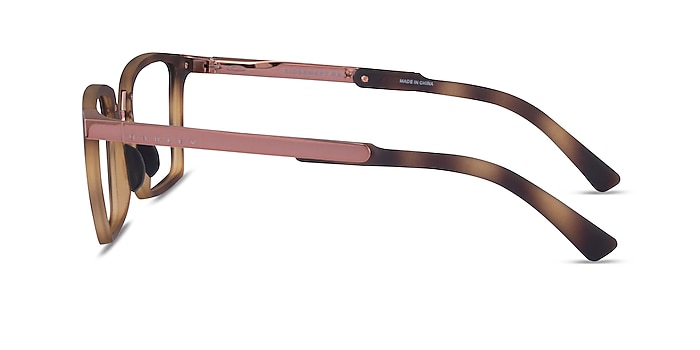 Oakley Sideswept Rx Tortoise & Rose Gold Metal Eyeglass Frames from EyeBuyDirect
