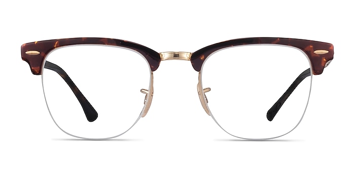 Ray-Ban RB3716VM Floral & Gold Metal Eyeglass Frames from EyeBuyDirect