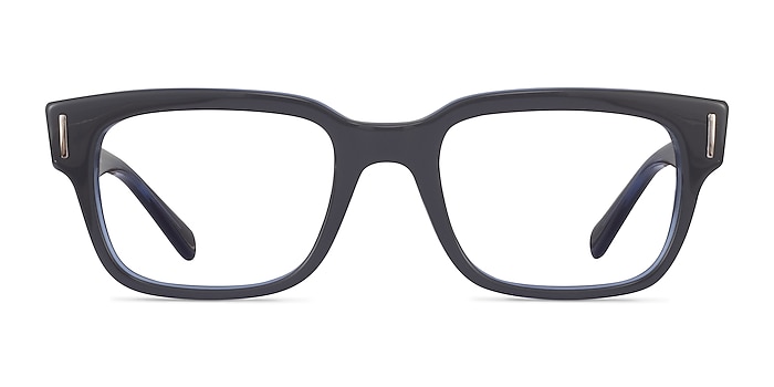 Ray-Ban RB5388 Gray & Blue Acetate Eyeglass Frames from EyeBuyDirect