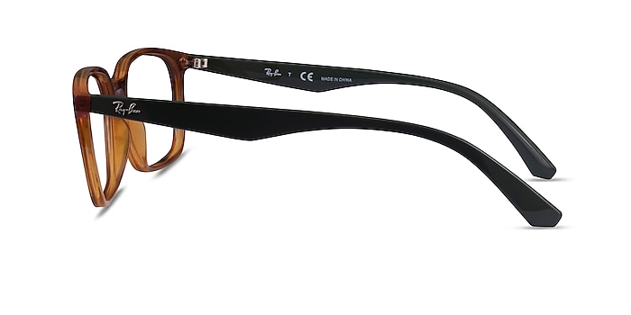 Ray-Ban RB7176 Tortoise Plastic Eyeglass Frames from EyeBuyDirect