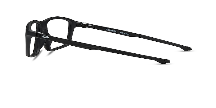 Oakley Chamber Black Plastic Eyeglass Frames from EyeBuyDirect