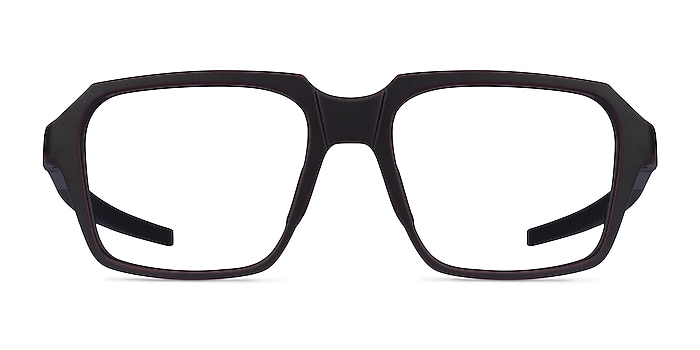 Oakley Miter Matte Dark Red Plastic Eyeglass Frames from EyeBuyDirect