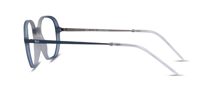 Ray-Ban RB7152 Clear Blue Plastic Eyeglass Frames from EyeBuyDirect