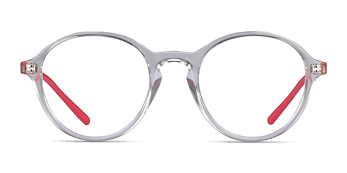 Ray-Ban RB7173 Clear Pink Plastic Eyeglass Frames from EyeBuyDirect
