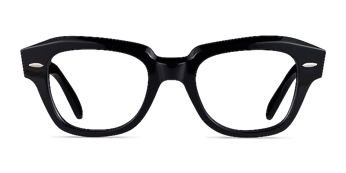 Ray-Ban RB5486 Black Acetate Eyeglass Frames from EyeBuyDirect
