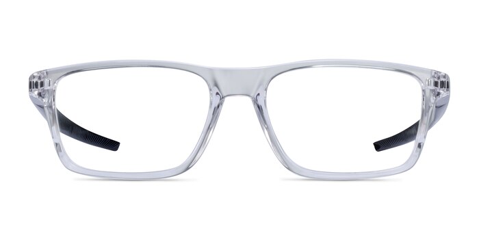 Oakley Port Bow Polished Clear Plastic Eyeglass Frames from EyeBuyDirect