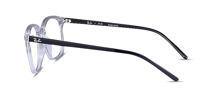 Ray-Ban RB7185 Transparent Plastic Eyeglass Frames from EyeBuyDirect