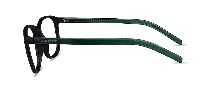 ARNETTE Karibou Polished Black Plastic Eyeglass Frames from EyeBuyDirect