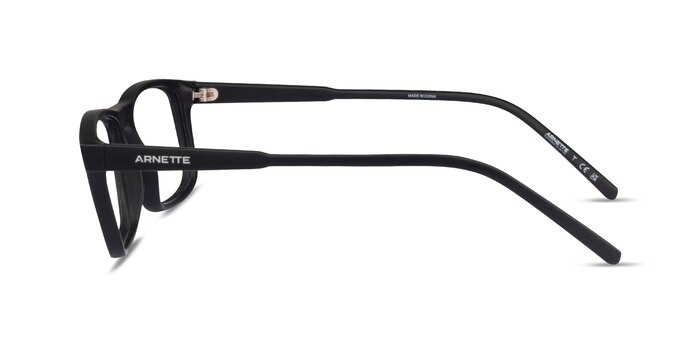 ARNETTE Dark Voyager Matte Black Plastique Montures de lunettes de vue d'EyeBuyDirect