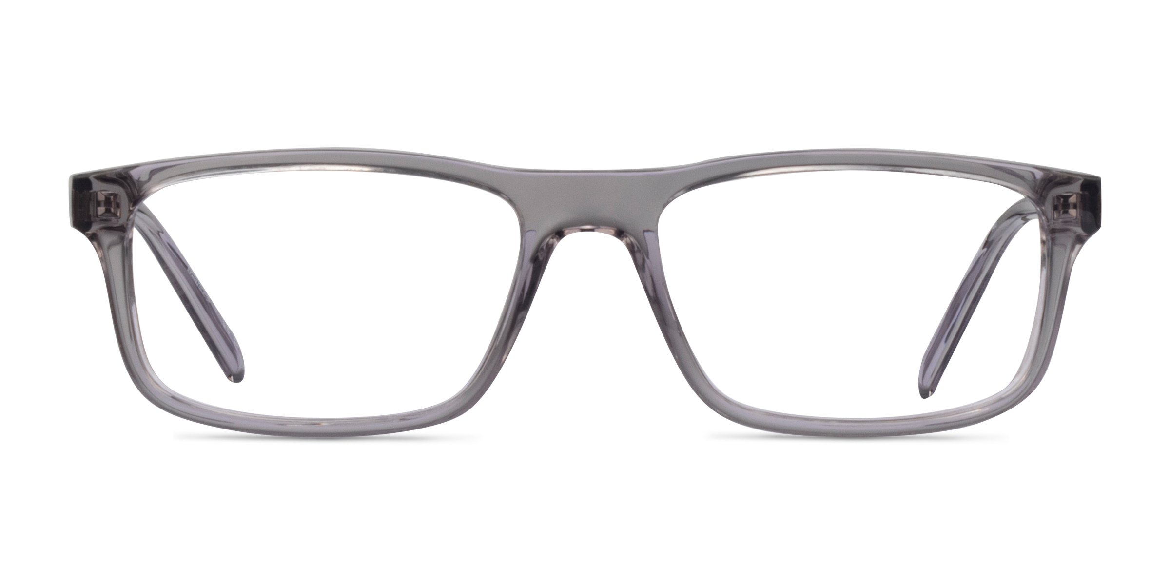 ARNETTE Dark Voyager - Rectangle Transparent Gray Frame Eyeglasses ...