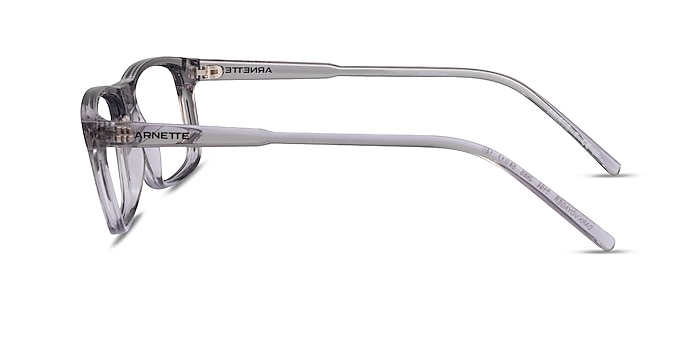 ARNETTE Dark Voyager Transparent Gray Plastic Eyeglass Frames from EyeBuyDirect