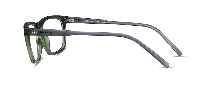 ARNETTE Roboto Transparent Military Green Plastic Eyeglass Frames from EyeBuyDirect