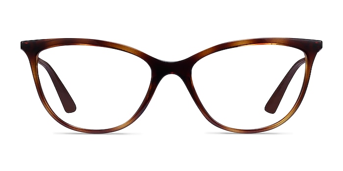 Vogue Eyewear VO5239 Dark Havana Plastic Eyeglass Frames from EyeBuyDirect